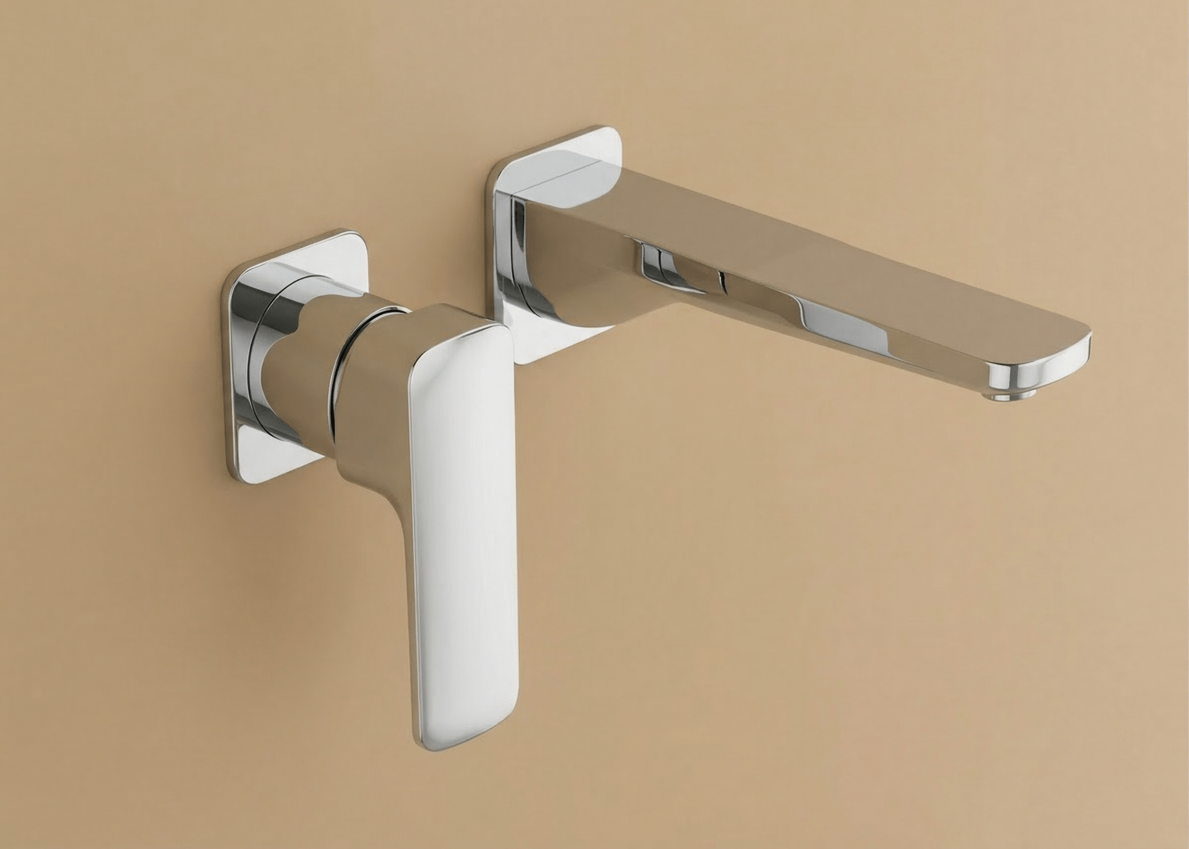 UP SERIES WALL MOUNTED MIXER TWO HOLE BASN