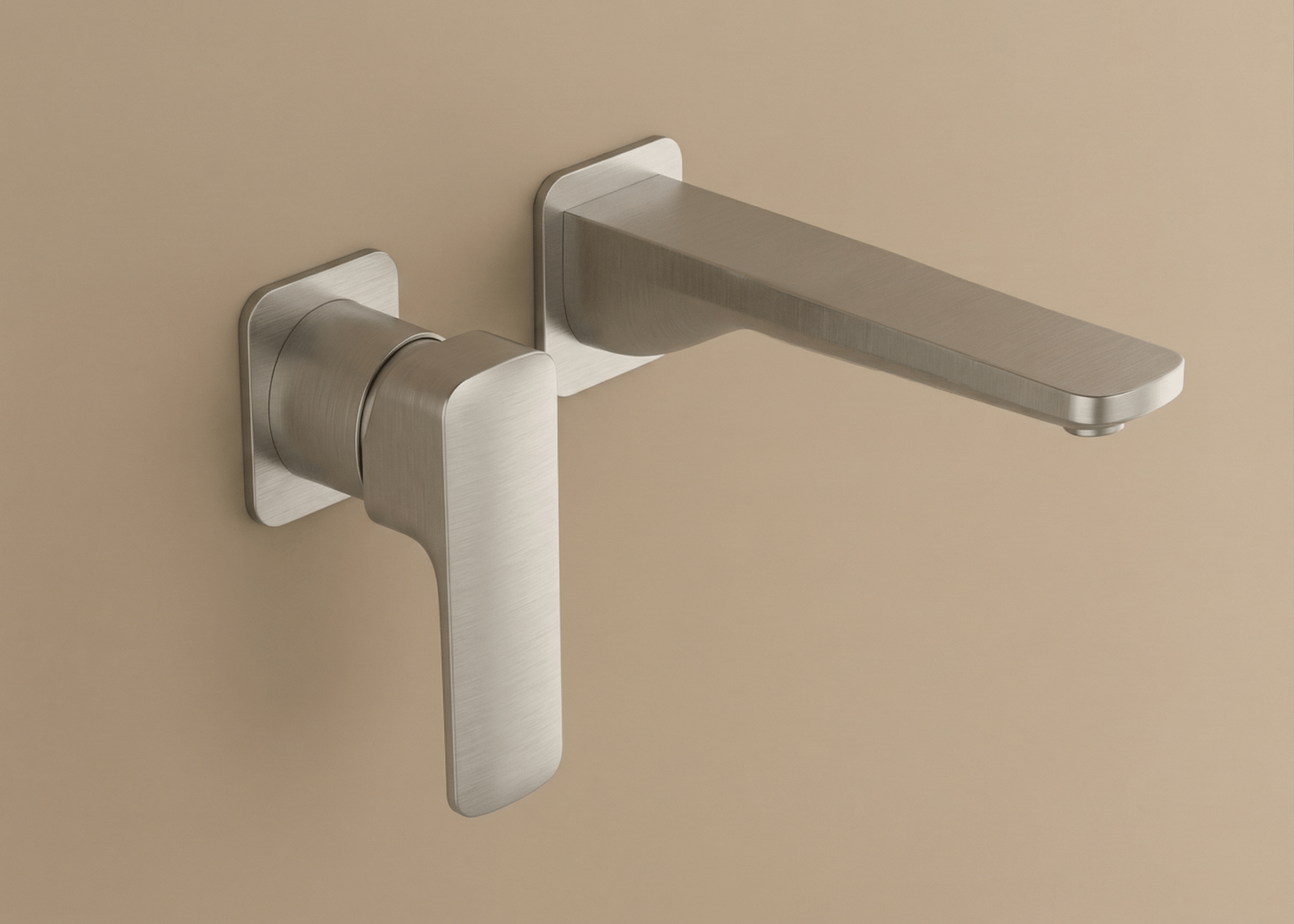UP SERIES WALL MOUNTED MIXER TWO HOLE BASN