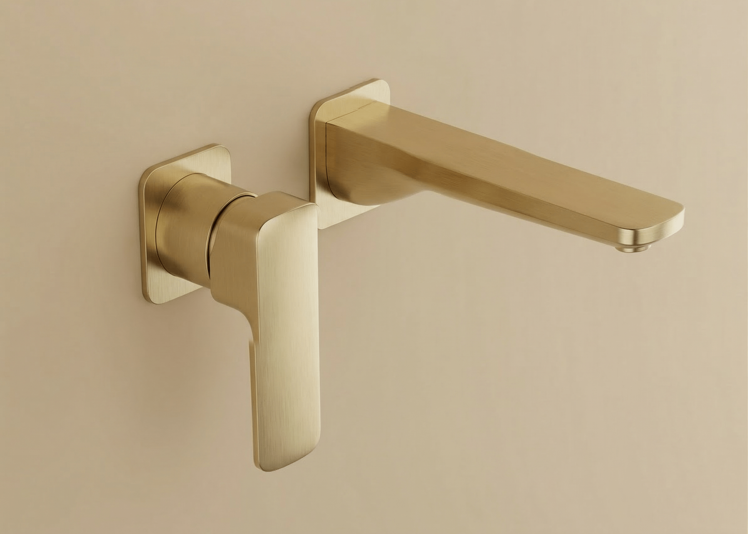 UP SERIES WALL MOUNTED MIXER TWO HOLE BASN